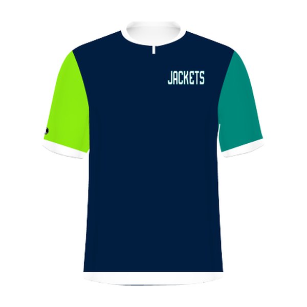 Augusta custom sublimated short sleeve quarter-zip