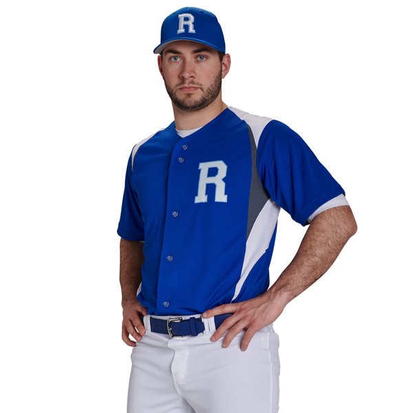 Champro Bull Pen full button baseball jersey