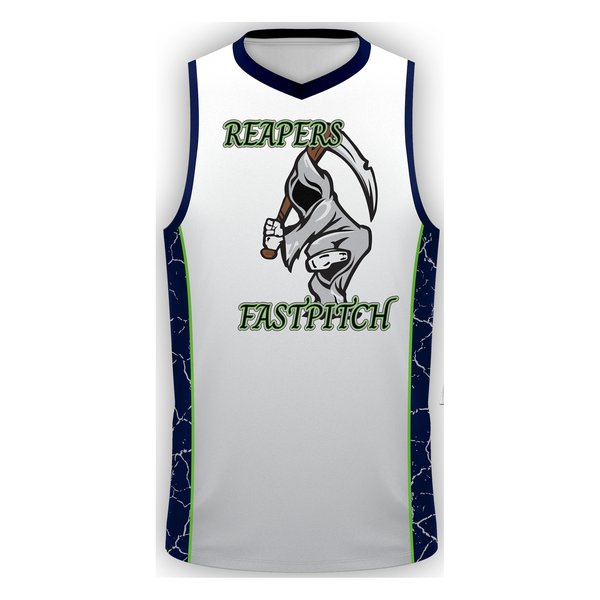 MaxRep Sports full custom sleeveless fastpitch jersey