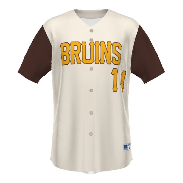 Russell Athletic full button baseball jersey