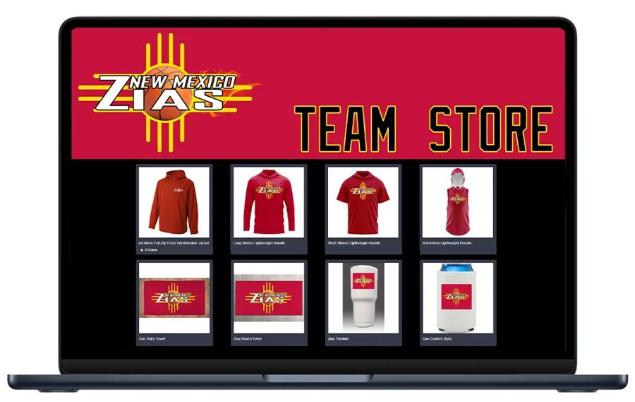 A Big League online team store